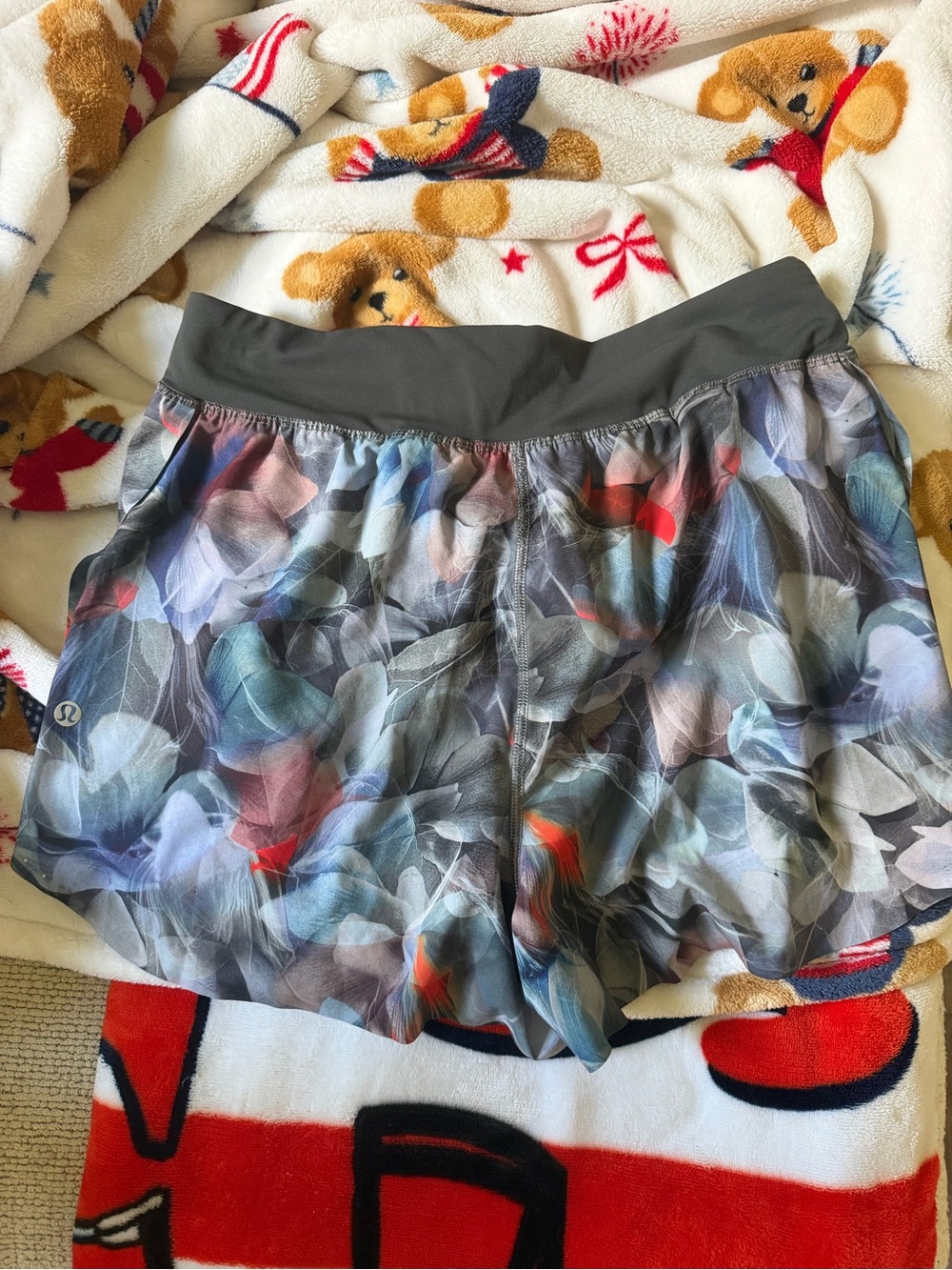 lululemon athletica Multicolor Floral Running Shorts